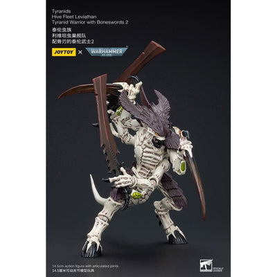 Warhammer 40k Action Figure 1/18 Tyranids Hive Fleet Leviathan Tyranid Warrior with Boneswords 2 15cm - Action Figures - Joy Toy (CN) - Hobby Figures UK