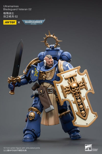 Warhammer 40k Action Figure 1/18 Ultramarines Bladeguard Veteran 02 12cm - Action Figures - Joy Toy (CN) - Hobby Figures UK