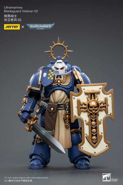 Warhammer 40k Action Figure 1/18 Ultramarines Bladeguard Veteran 02 12cm - Action Figures - Joy Toy (CN) - Hobby Figures UK