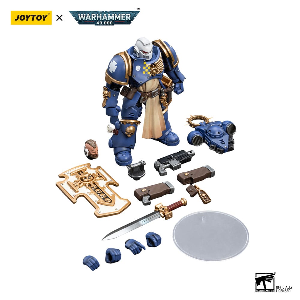 Warhammer 40k Action Figure 1/18 Ultramarines Bladeguard Veteran 02 12cm - Action Figures - Joy Toy (CN) - Hobby Figures UK