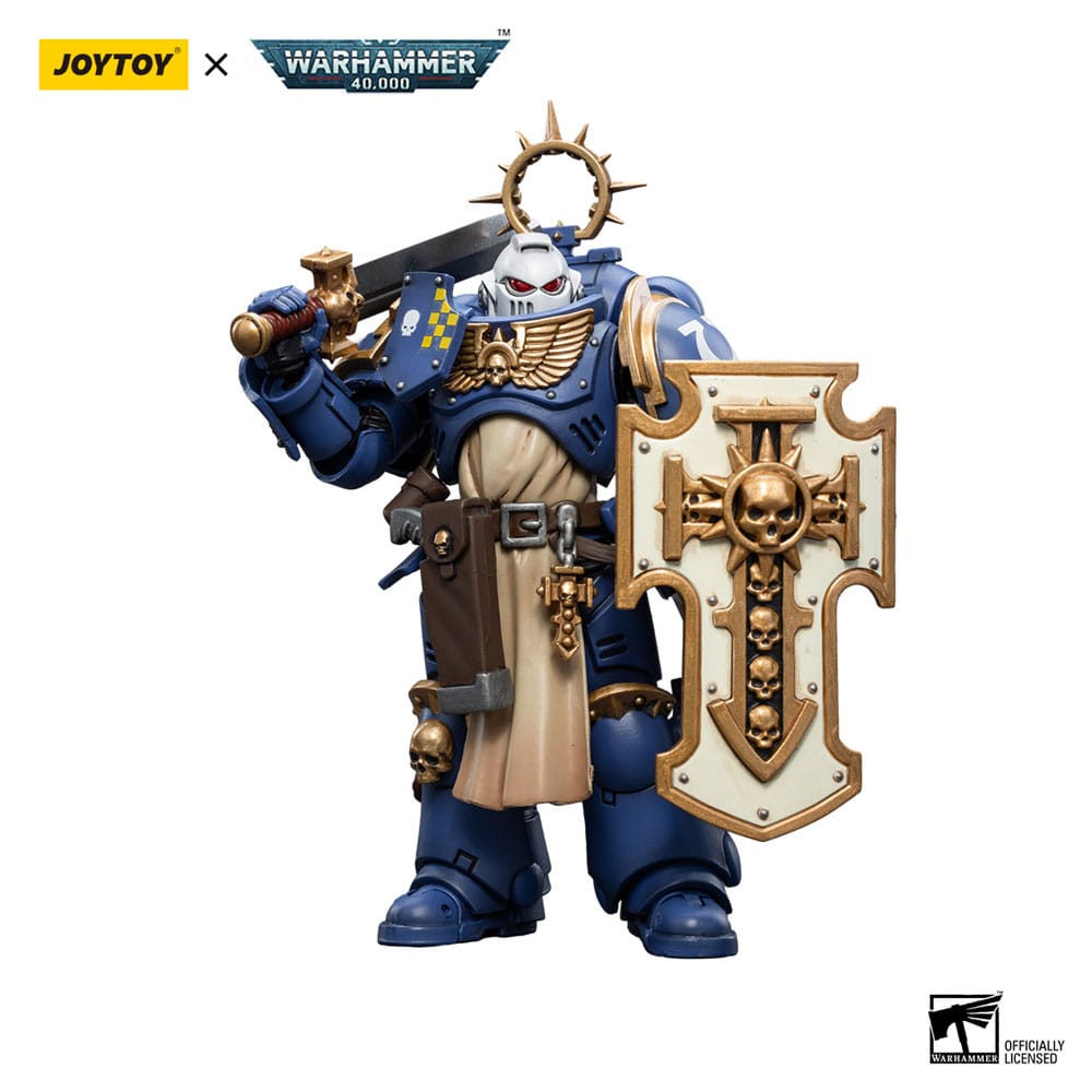 Warhammer 40k Action Figure 1/18 Ultramarines Bladeguard Veteran 02 12cm - Action Figures - Joy Toy (CN) - Hobby Figures UK