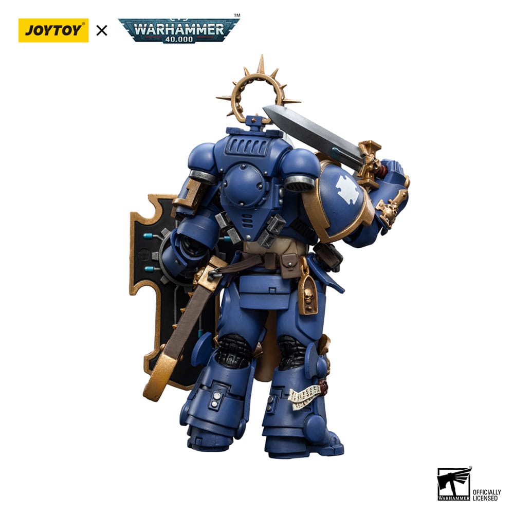 Warhammer 40k Action Figure 1/18 Ultramarines Bladeguard Veteran 02 12cm - Action Figures - Joy Toy (CN) - Hobby Figures UK