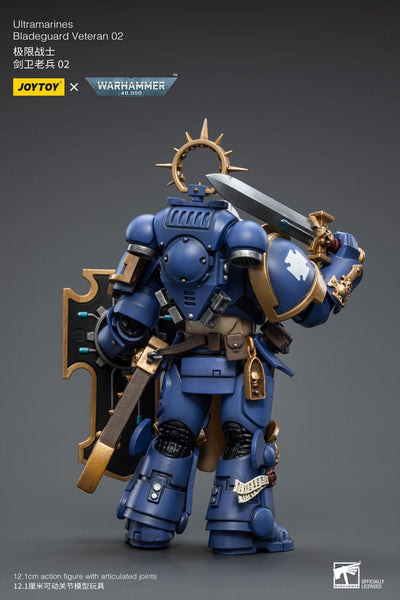 Warhammer 40k Action Figure 1/18 Ultramarines Bladeguard Veteran 02 12cm - Action Figures - Joy Toy (CN) - Hobby Figures UK