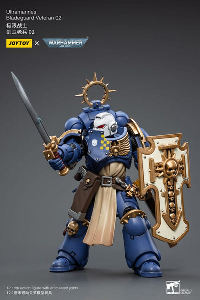 Warhammer 40k Action Figure 1/18 Ultramarines Bladeguard Veteran 02 12cm - Action Figures - Joy Toy (CN) - Hobby Figures UK