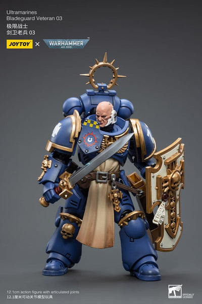 Warhammer 40k Action Figure 1/18 Ultramarines Bladeguard Veteran 03 12cm - Action Figures - Joy Toy (CN) - Hobby Figures UK