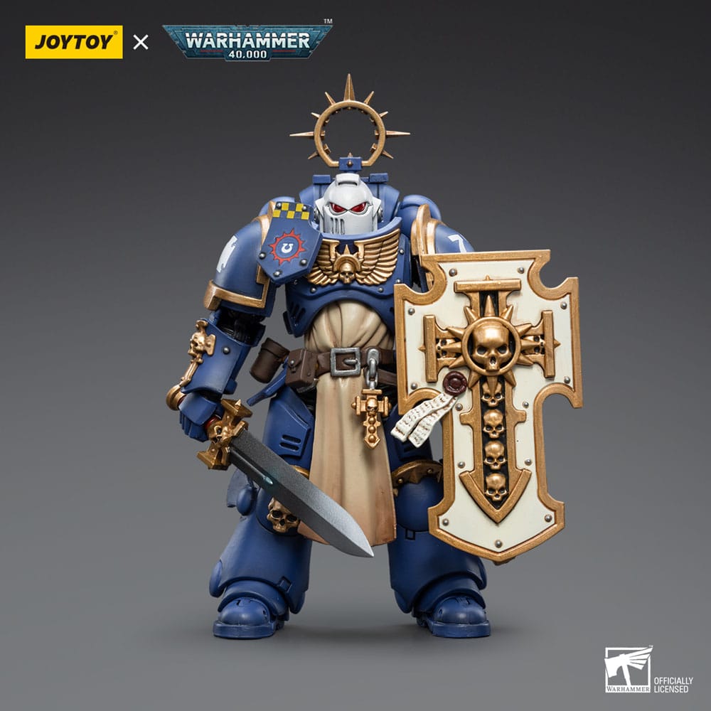 Warhammer 40k Action Figure 1/18 Ultramarines Bladeguard Veteran 03 12cm - Action Figures - Joy Toy (CN) - Hobby Figures UK