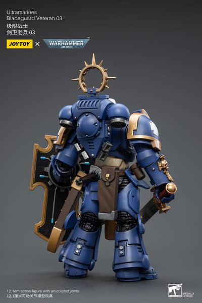 Warhammer 40k Action Figure 1/18 Ultramarines Bladeguard Veteran 03 12cm - Action Figures - Joy Toy (CN) - Hobby Figures UK