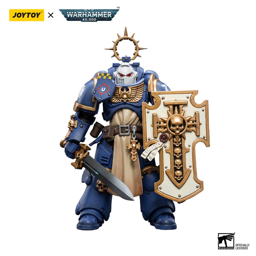 Warhammer 40k Action Figure 1/18 Ultramarines Bladeguard Veteran 03 12cm - Action Figures - Joy Toy (CN) - Hobby Figures UK