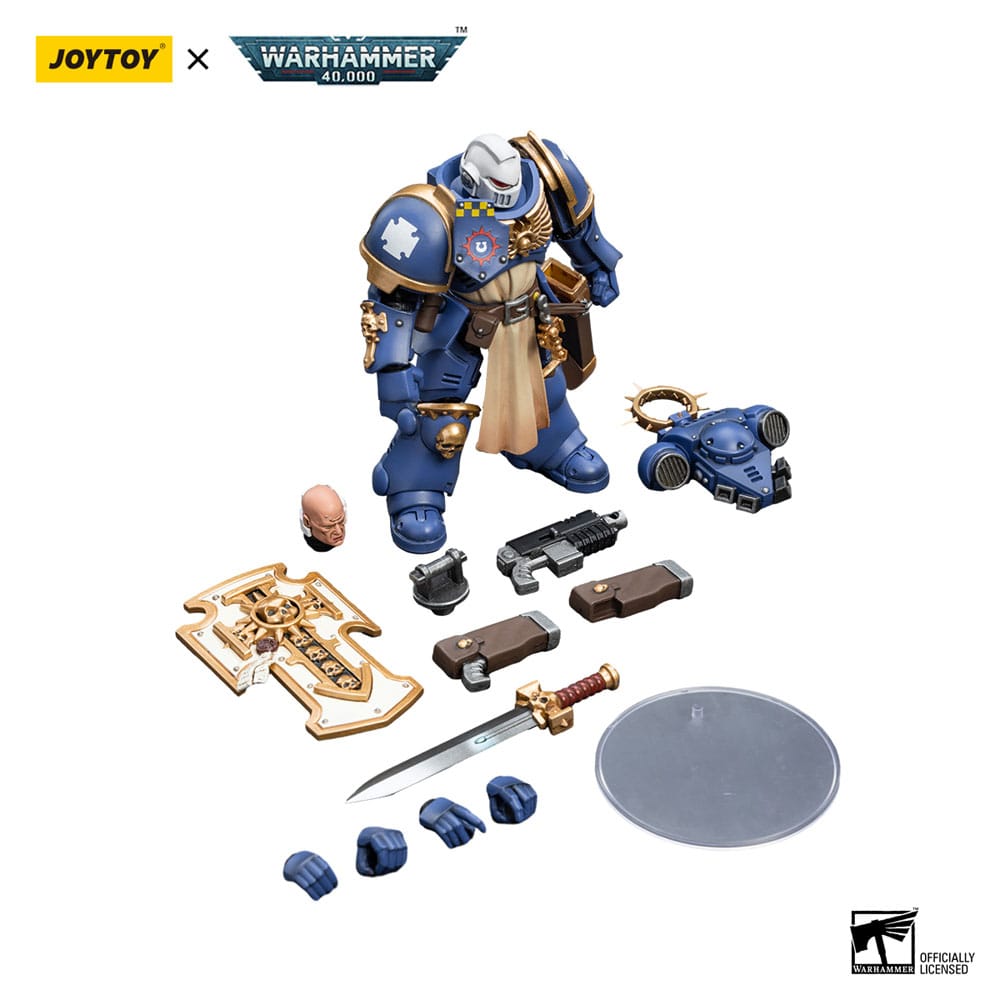 Warhammer 40k Action Figure 1/18 Ultramarines Bladeguard Veteran 03 12cm - Action Figures - Joy Toy (CN) - Hobby Figures UK