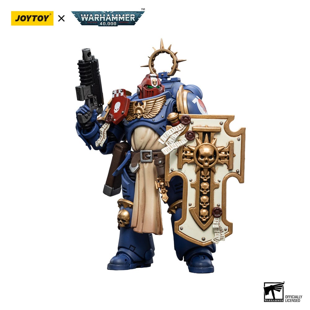 Warhammer 40k Action Figure 1/18 Ultramarines Bladeguard Veteran Brother Sergeant Proximo 12cm - Action Figures - Joy Toy (CN) - Hobby Figures UK