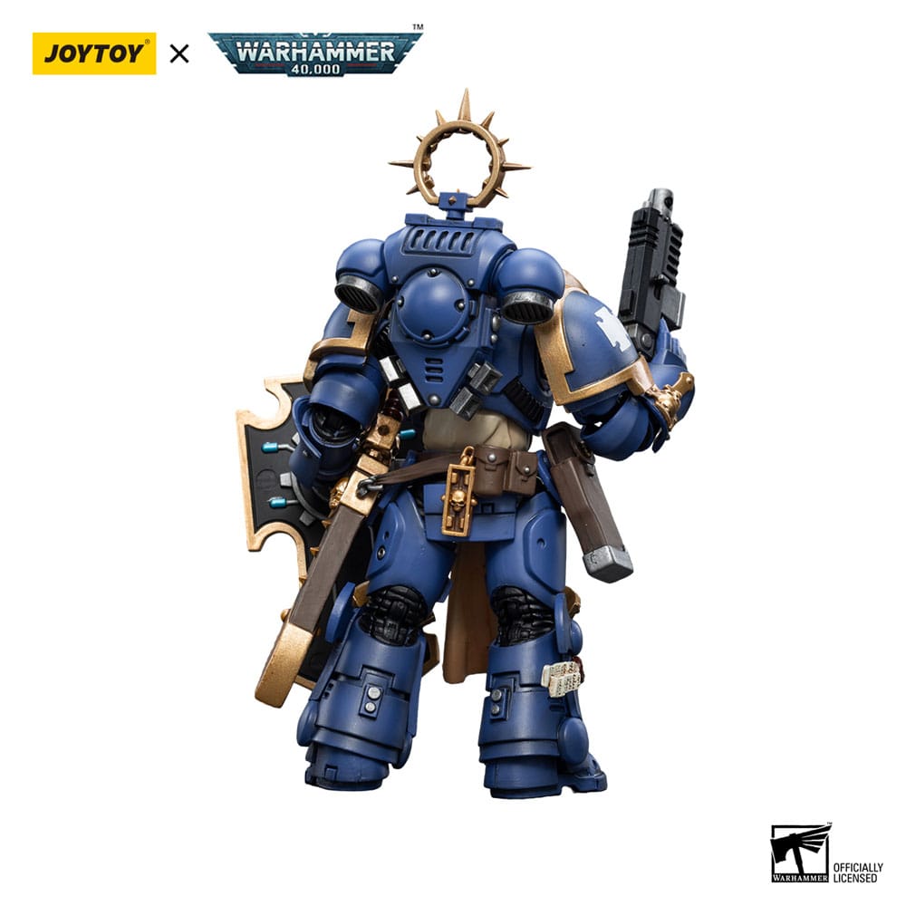 Warhammer 40k Action Figure 1/18 Ultramarines Bladeguard Veteran Brother Sergeant Proximo 12cm - Action Figures - Joy Toy (CN) - Hobby Figures UK