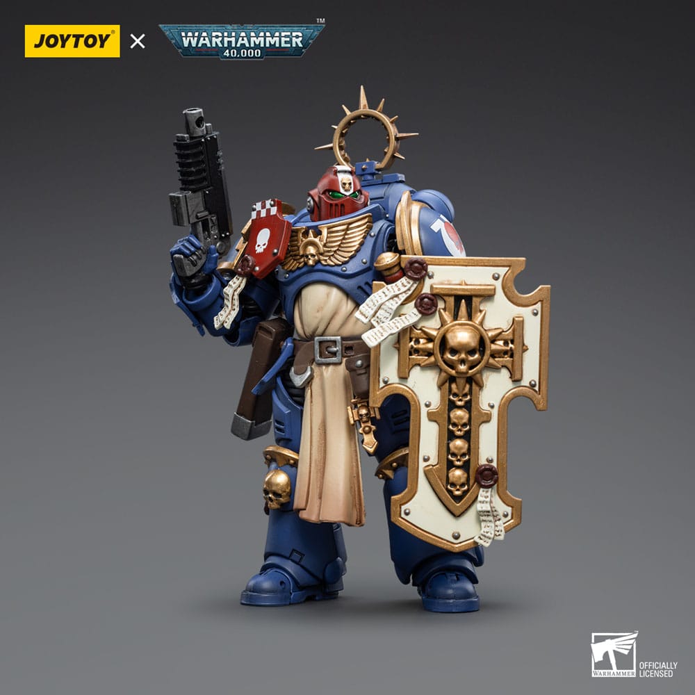 Warhammer 40k Action Figure 1/18 Ultramarines Bladeguard Veteran Brother Sergeant Proximo 12cm - Action Figures - Joy Toy (CN) - Hobby Figures UK