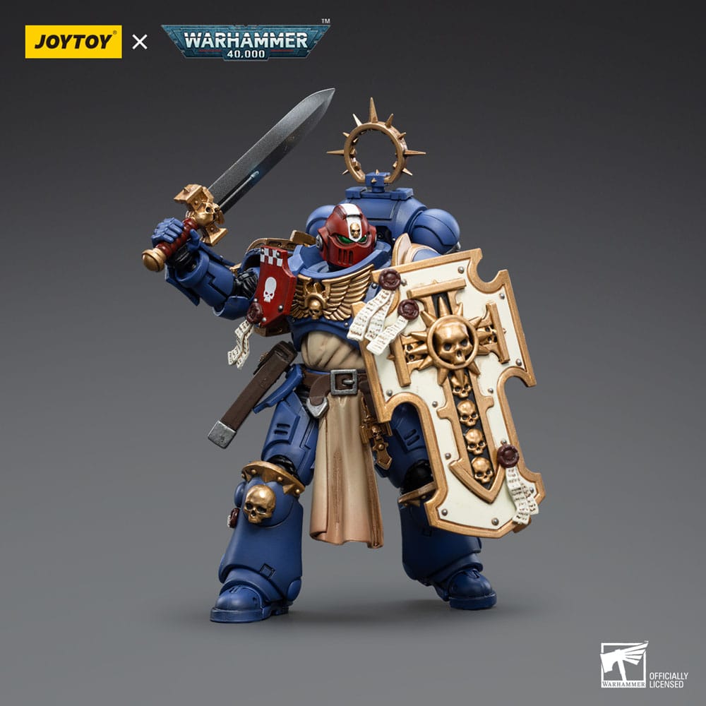 Warhammer 40k Action Figure 1/18 Ultramarines Bladeguard Veteran Brother Sergeant Proximo 12cm - Action Figures - Joy Toy (CN) - Hobby Figures UK