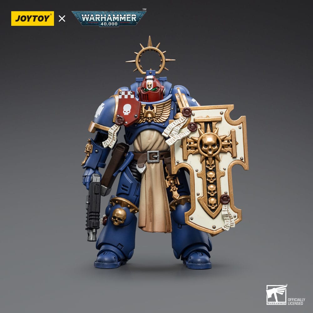 Warhammer 40k Action Figure 1/18 Ultramarines Bladeguard Veteran Brother Sergeant Proximo 12cm - Action Figures - Joy Toy (CN) - Hobby Figures UK