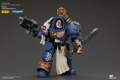 Warhammer 40k Action Figure 1/18 Ultramarines Captain In Terminator Armour 14cm - Action Figures - Joy Toy (CN) - Hobby Figures UK