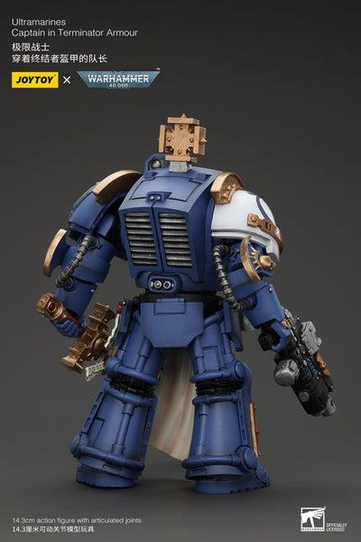 Warhammer 40k Action Figure 1/18 Ultramarines Captain In Terminator Armour 14cm - Action Figures - Joy Toy (CN) - Hobby Figures UK