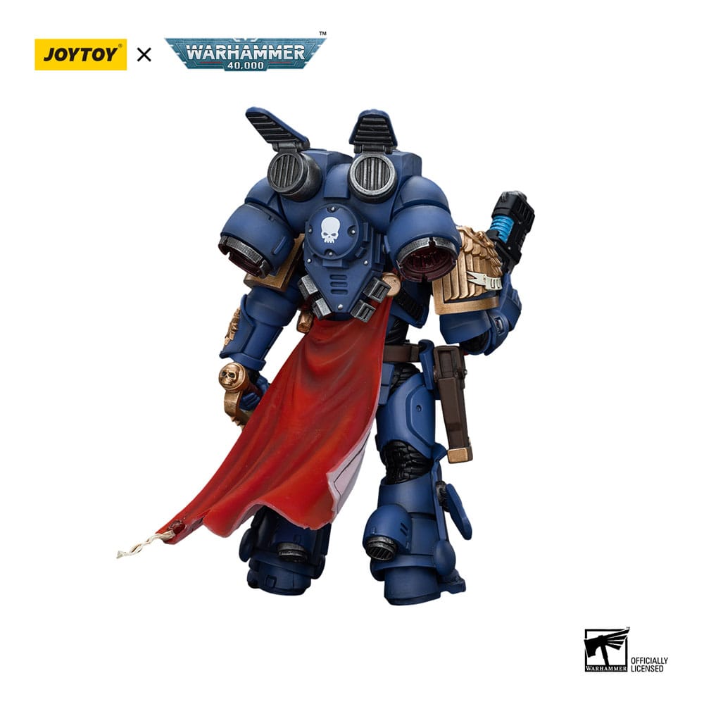 Warhammer 40k Action Figure 1/18 Ultramarines Captain With Jump Pack 12cm - Action Figures - Joy Toy (CN) - Hobby Figures UK