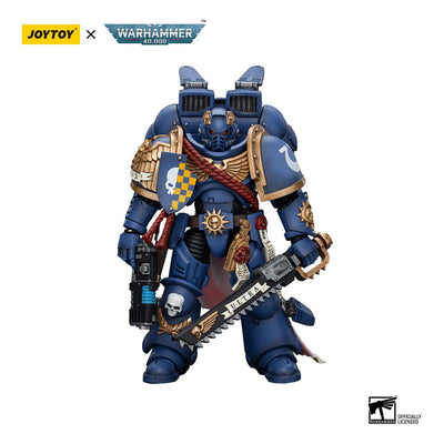 Warhammer 40k Action Figure 1/18 Ultramarines Captain With Jump Pack 12cm - Action Figures - Joy Toy (CN) - Hobby Figures UK