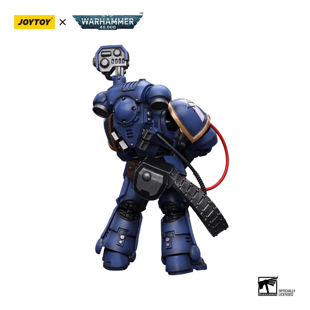 Warhammer 40k Action Figure 1/18 Ultramarines Desolation Marine with Castellan Launcher (Superfrag) 12cm - Action Figures - Joy Toy (CN) - Hobby Figures UK