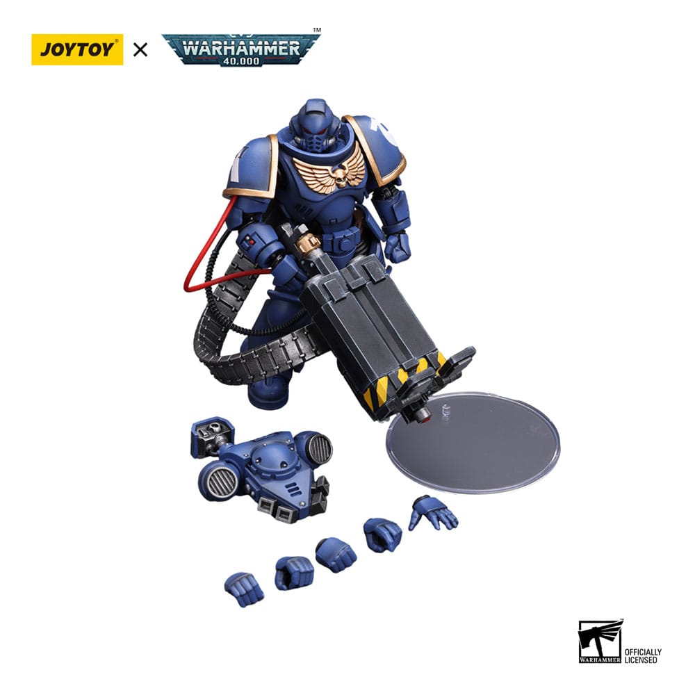 Warhammer 40k Action Figure 1/18 Ultramarines Desolation Marine with Castellan Launcher (Superkrak) 12cm - Action Figures - Joy Toy (CN) - Hobby Figures UK