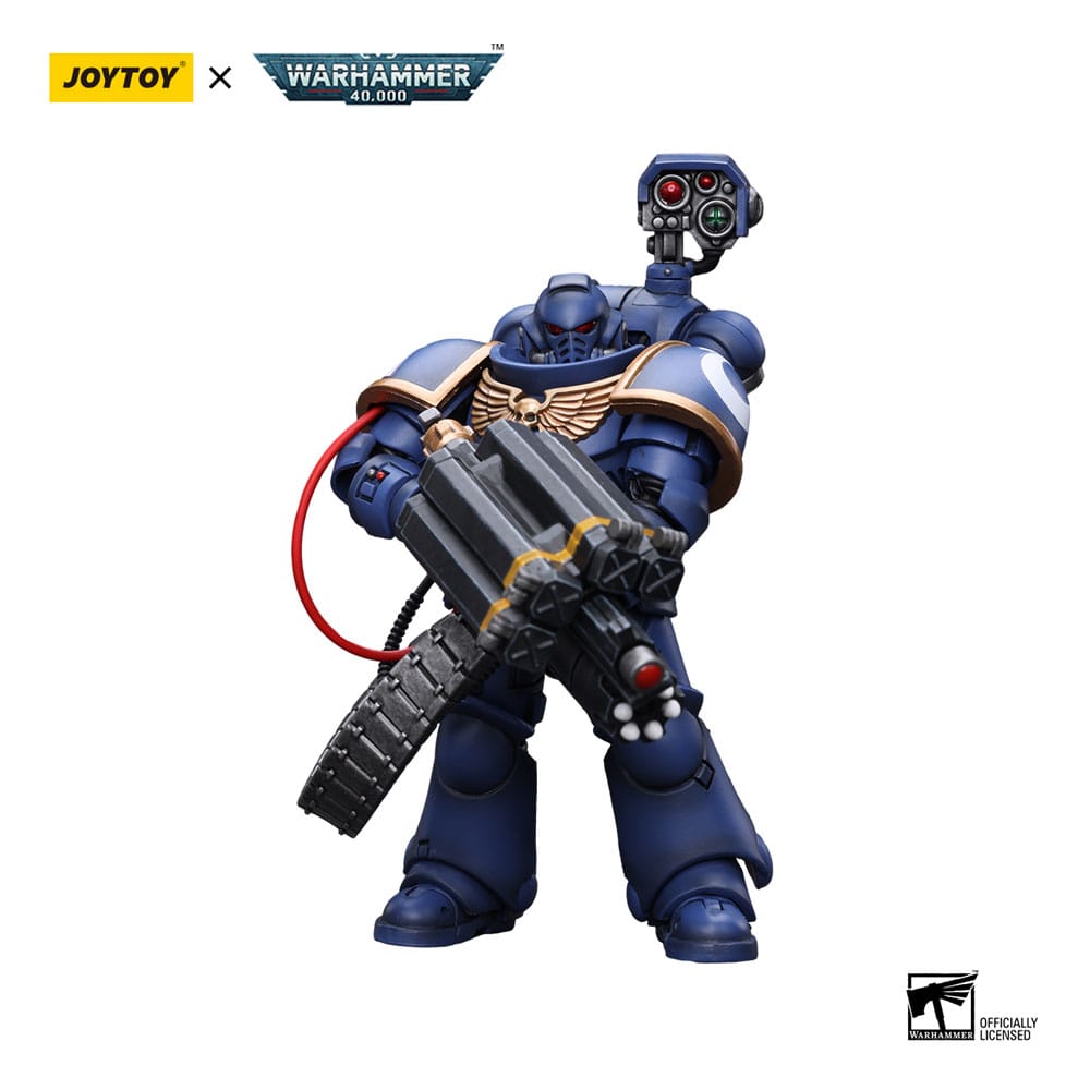 Warhammer 40k Action Figure 1/18 Ultramarines Desolation Marine with Castellan Launcher (Superfrag) 12cm - Action Figures - Joy Toy (CN) - Hobby Figures UK