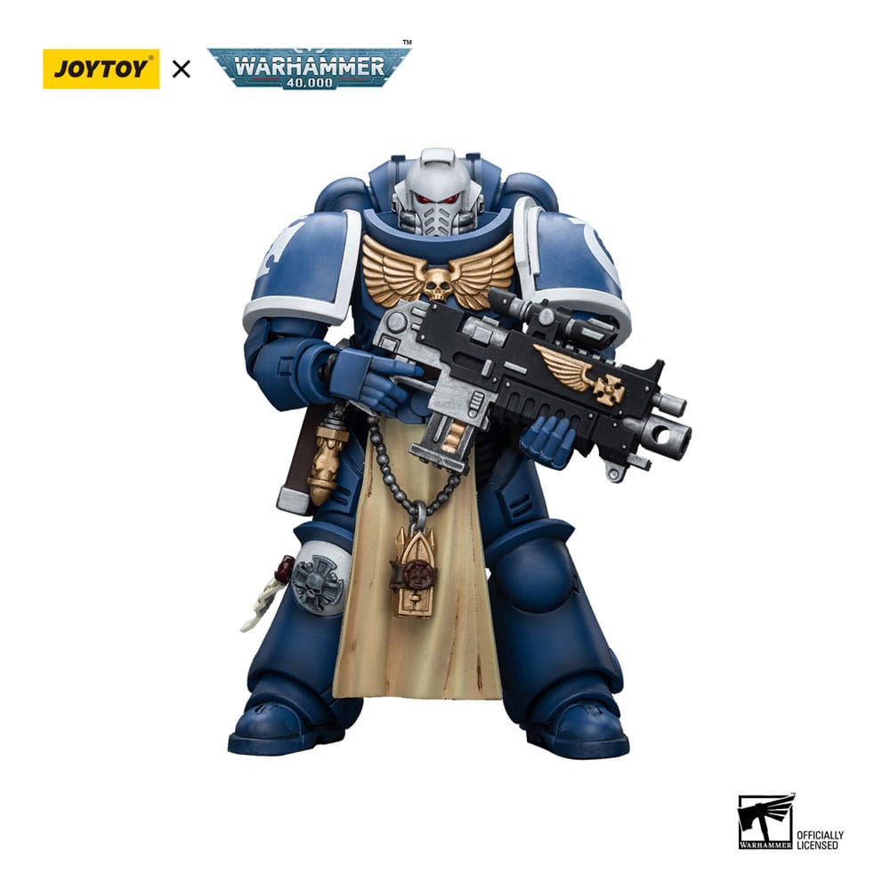 Warhammer 40k Action Figure 1/18 Ultramarines Sternguard Veteran with Bolt Rifle 12cm - Action Figures - Joy Toy (CN) - Hobby Figures UK