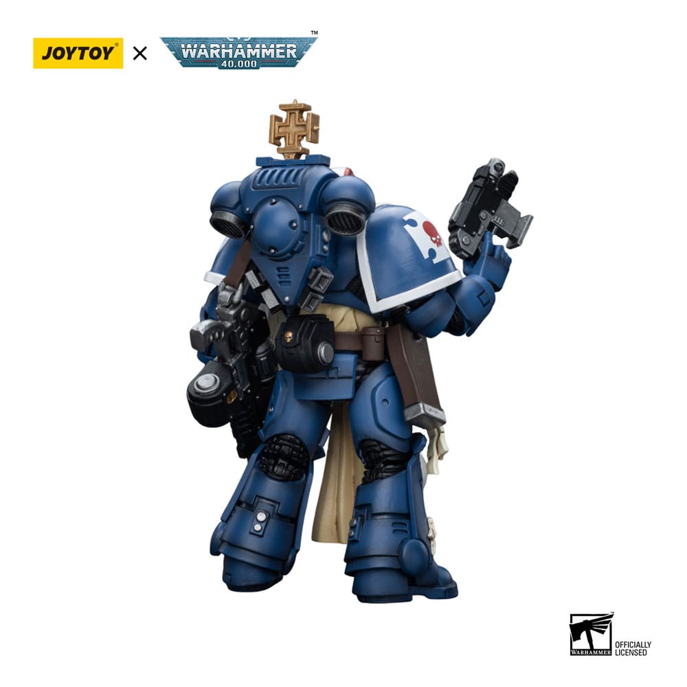 Warhammer 40k Action Figure 1/18 Ultramarines Sternguard Veteran Sergeant 12cm - Action Figures - Joy Toy (CN) - Hobby Figures UK
