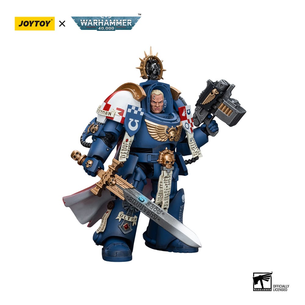 Warhammer 40k Action Figure 1/18 Ultramarines Terminator Captain Severus Agemman 12cm - Action Figures - Joy Toy (CN) - Hobby Figures UK