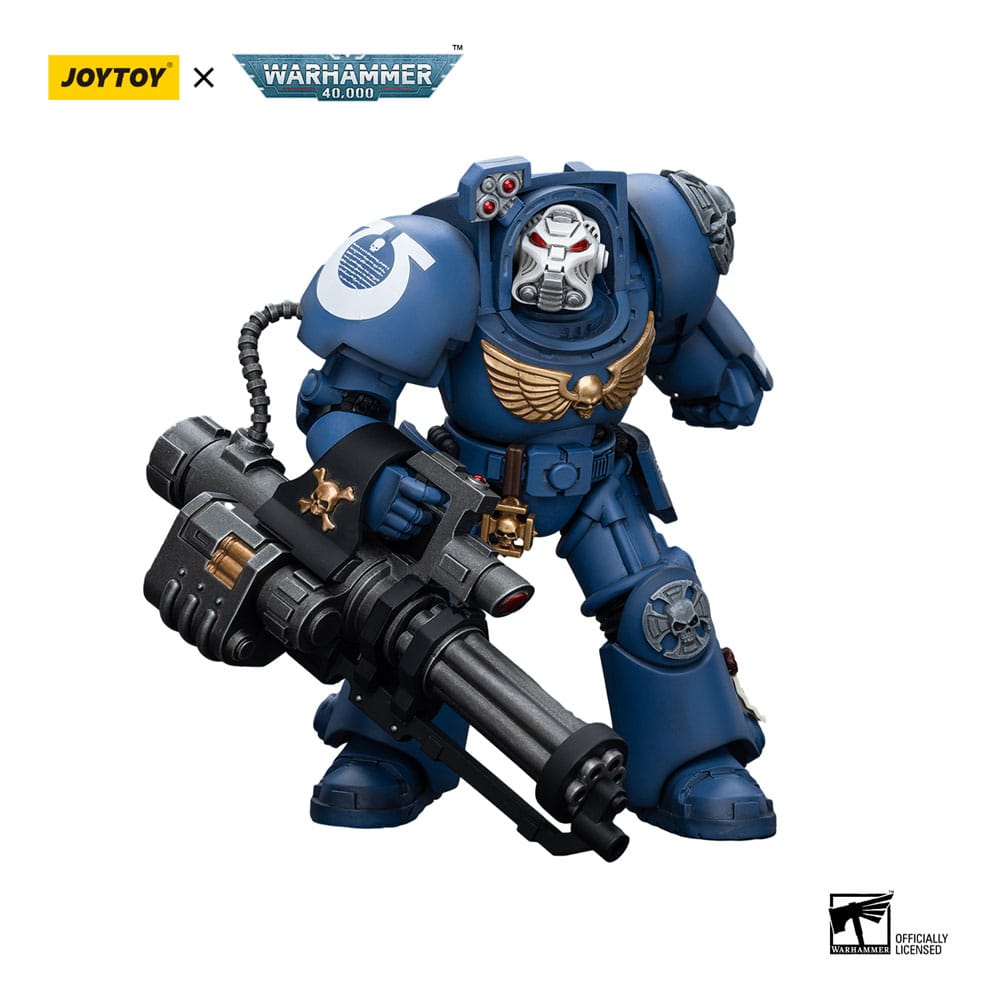 Warhammer 40k Action Figure 1/18 Ultramarines Terminator Squad Terminator with Assault Cannon 12cm - Action Figures - Joy Toy (CN) - Hobby Figures UK