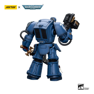 Warhammer 40k Action Figure 1/18 Ultramarines Terminator Squad Sergeant with Power Sword and Teleport Homer 12cm - Action Figures - Joy Toy (CN) - Hobby Figures UK