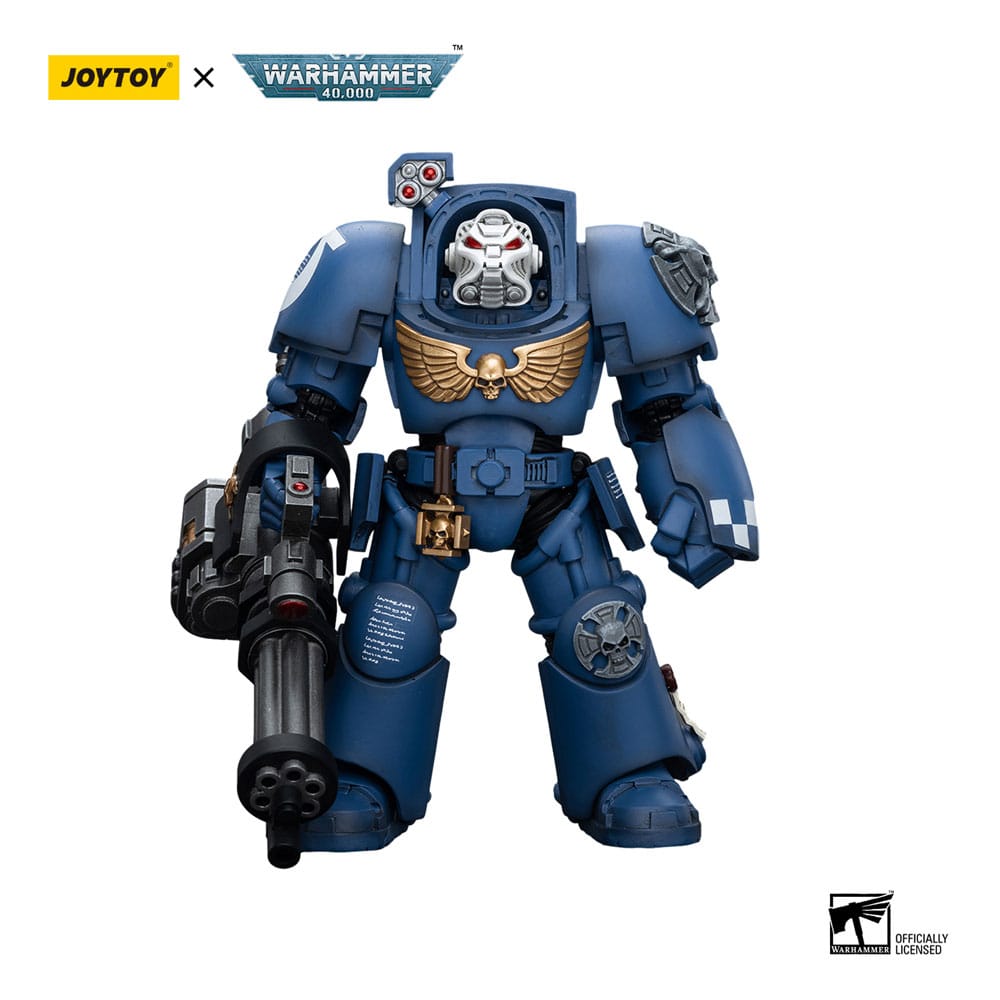 Warhammer 40k Action Figure 1/18 Ultramarines Terminator Squad Terminator with Assault Cannon 12cm - Action Figures - Joy Toy (CN) - Hobby Figures UK