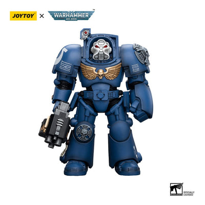 Warhammer 40k Action Figure 1/18 Ultramarines Terminator Squad Terminator with Storm Bolter 12cm - Action Figures - Joy Toy (CN) - Hobby Figures UK