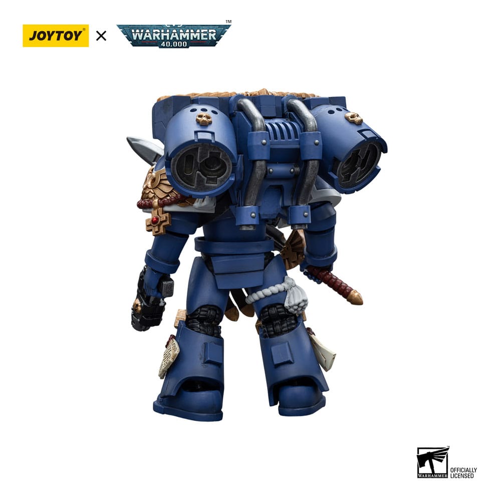 Warhammer 40k Action Figure 1/18 Ultramarines Vanguard Veteran Sergeant 12cm - Action Figures - Joy Toy (CN) - Hobby Figures UK