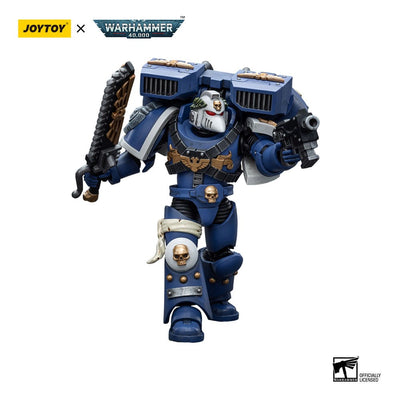 Warhammer 40k Action Figure 1/18 Ultramarines Vanguard Veteran with Chainsword and Bolt Pistol 12cm - Action Figures - Joy Toy (CN) - Hobby Figures UK