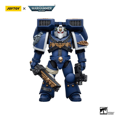 Warhammer 40k Action Figure 1/18 Ultramarines Vanguard Veteran with Chainsword and Bolt Pistol 12cm - Action Figures - Joy Toy (CN) - Hobby Figures UK