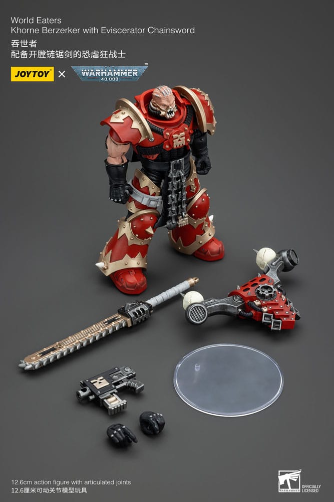 Warhammer 40k Action Figure 1/18 World Eaters Khorne Berzerker