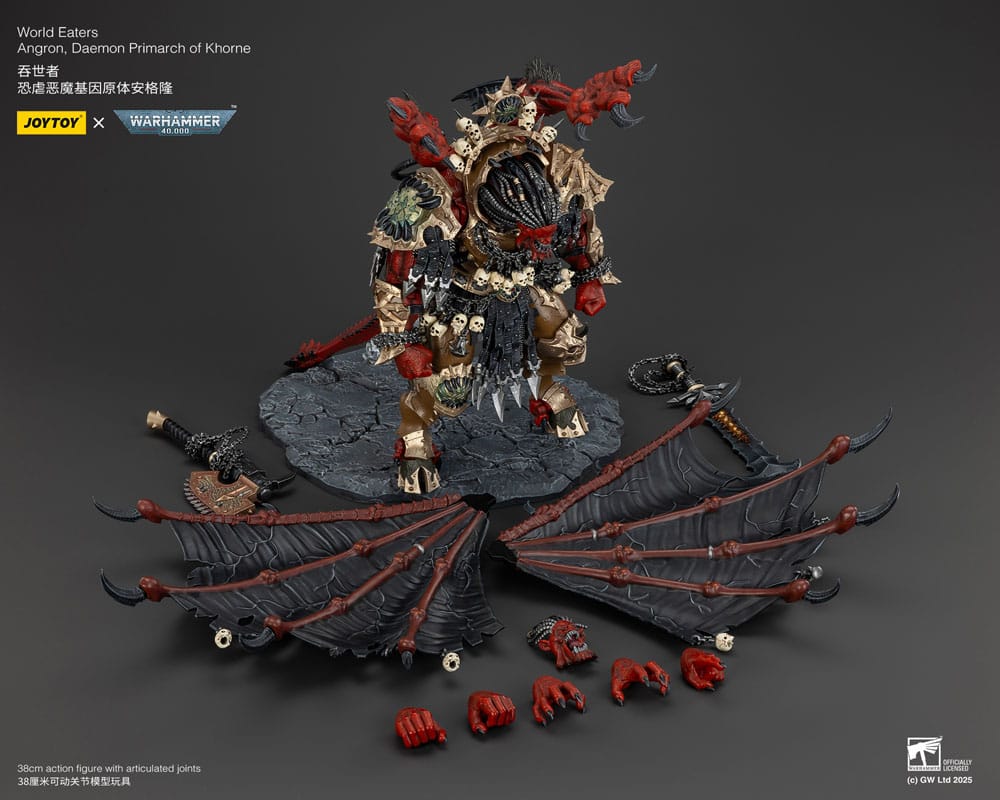 Warhammer 40k Action Figure World Eaters Angron Daemon Primarch of Khorne 48cm - Action Figures - Joy Toy (CN) - Hobby Figures UK