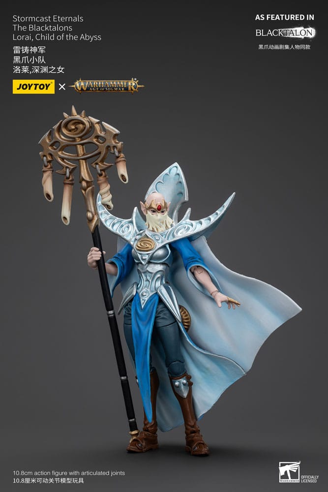 Warhammer Age of Sigmar Action Figure Stormcast Eternals The Blacktalons Lorai Child of the Abyss 20cm