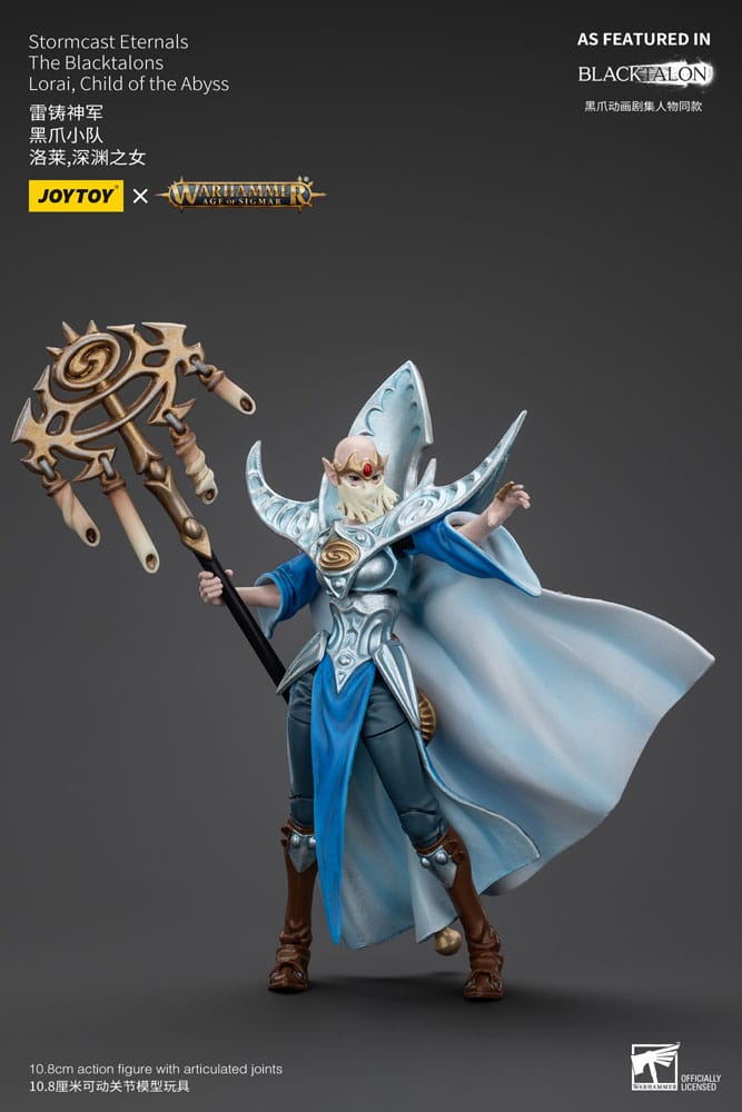 Warhammer Age of Sigmar Action Figure Stormcast Eternals The Blacktalons Lorai Child of the Abyss 20cm