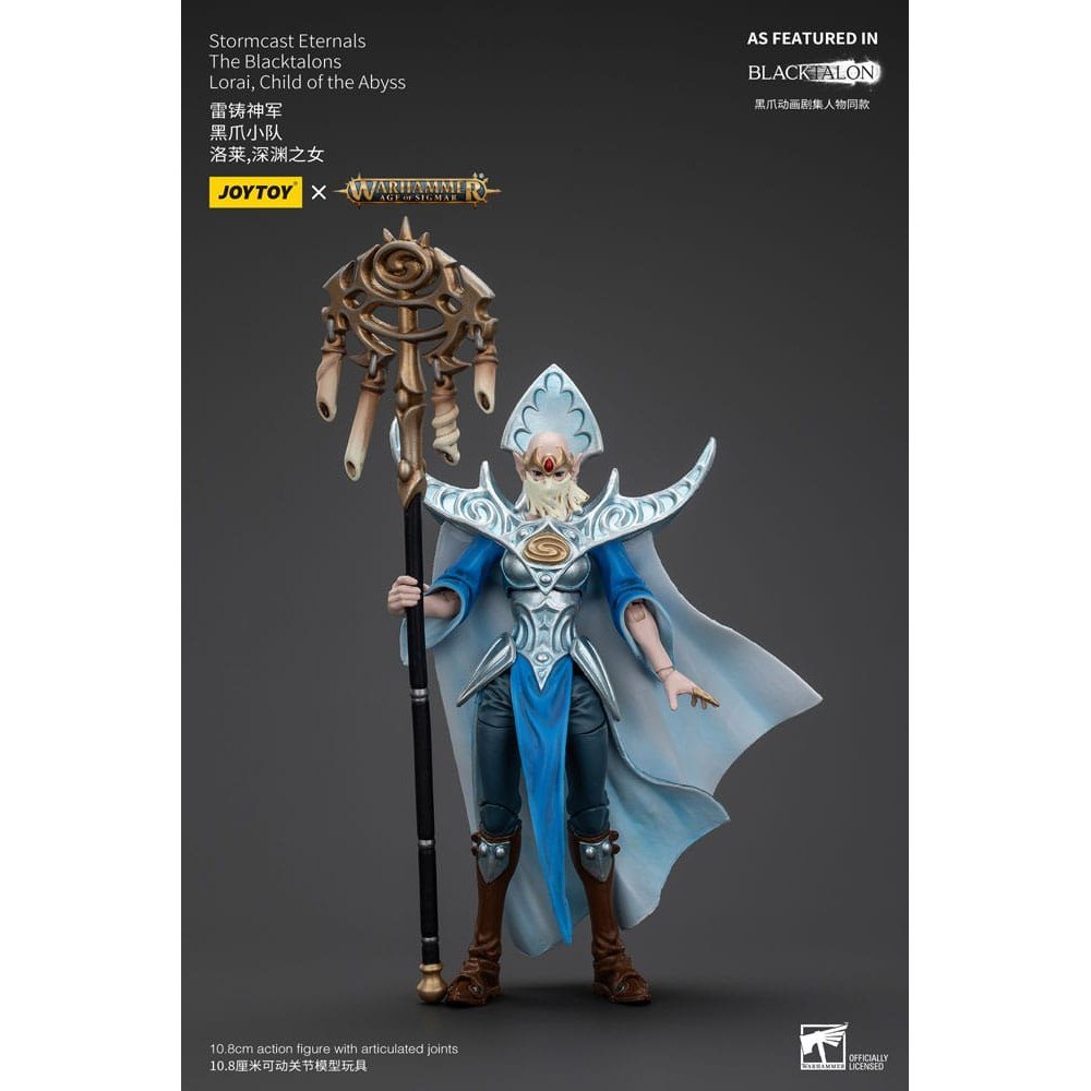 Warhammer Age of Sigmar Action Figure Stormcast Eternals The Blacktalons Lorai Child of the Abyss 20cm