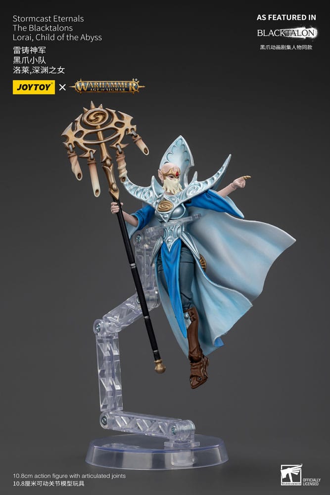 Warhammer Age of Sigmar Action Figure Stormcast Eternals The Blacktalons Lorai Child of the Abyss 20cm