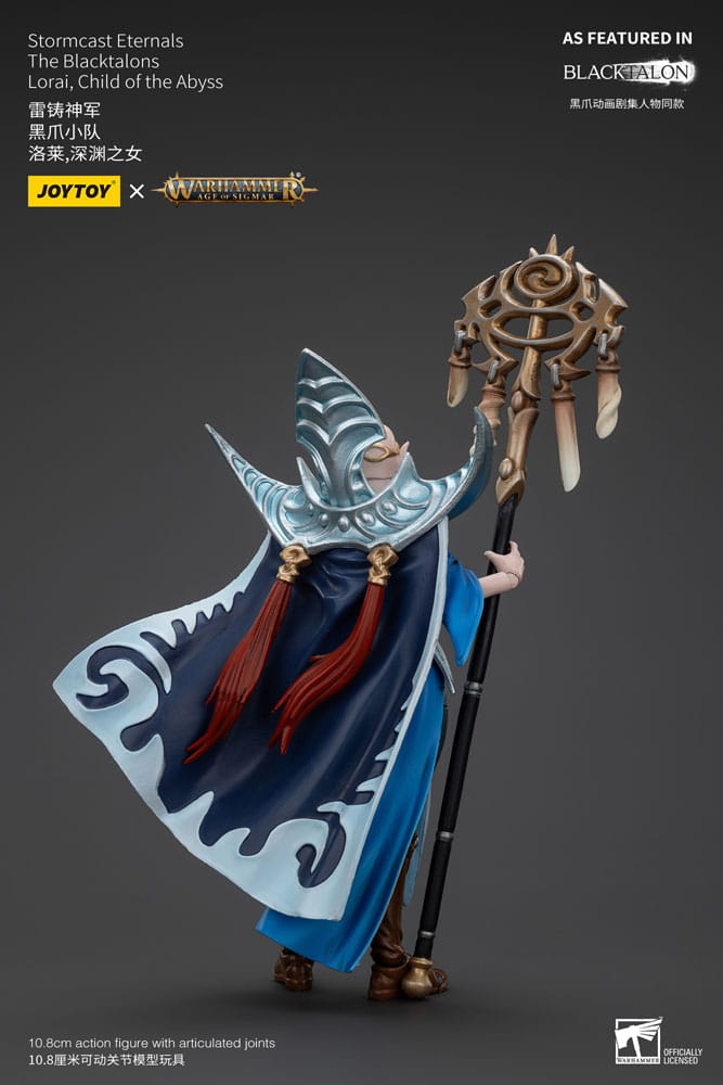 Warhammer Age of Sigmar Action Figure Stormcast Eternals The Blacktalons Lorai Child of the Abyss 20cm