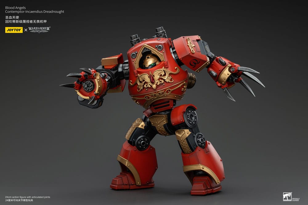 Warhammer The Horus Heresy Action Figure 1/18 Blood Angels Contemptor-Incaendius Dreadnought 24cm - Action Figures - Joy Toy (CN) - Hobby Figures UK