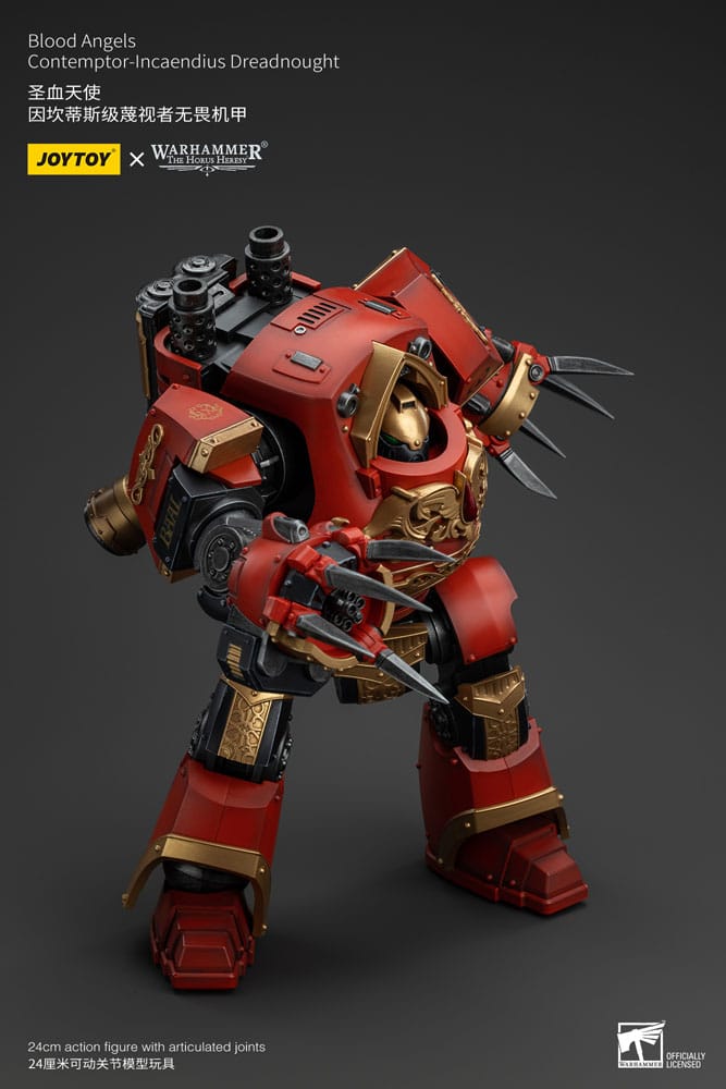 Warhammer The Horus Heresy Action Figure 1/18 Blood Angels Contemptor-Incaendius Dreadnought 24cm - Action Figures - Joy Toy (CN) - Hobby Figures UK