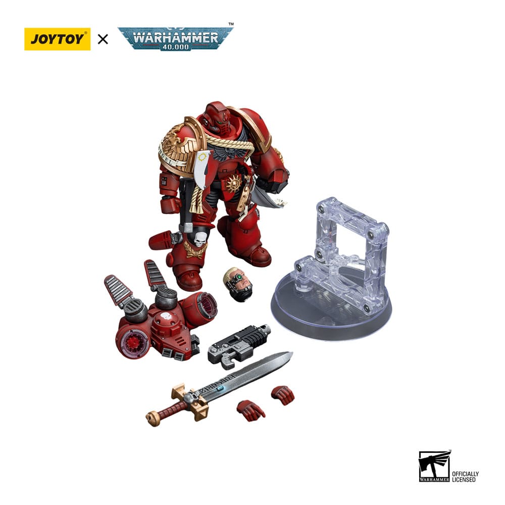 Warhammer The Horus Heresy Action Figure 1/18 Blood Angels Captain With Jump Pack 12cm - Action Figures - Joy Toy (CN) - Hobby Figures UK