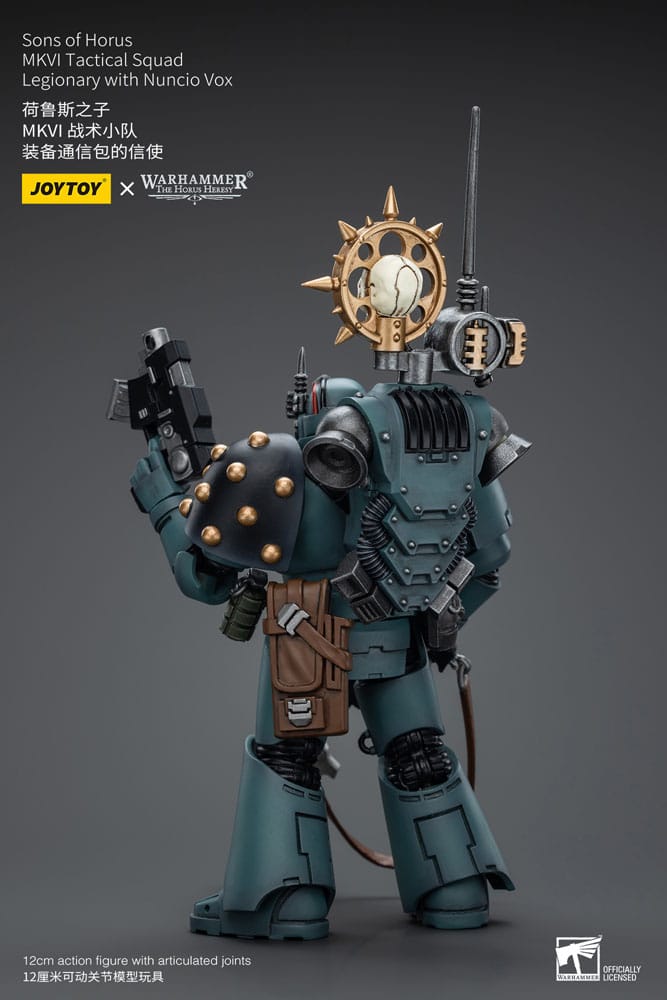 Warhammer The Horus Heresy Action Figure 1/18 Sons of Horus MKVITactical Squad Legionary with Nuncio Vox 12cm - Action Figures - Joy Toy (CN) - Hobby Figures UK