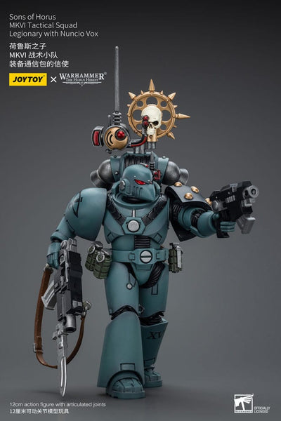 Warhammer The Horus Heresy Action Figure 1/18 Sons of Horus MKVITactical Squad Legionary with Nuncio Vox 12cm - Action Figures - Joy Toy (CN) - Hobby Figures UK