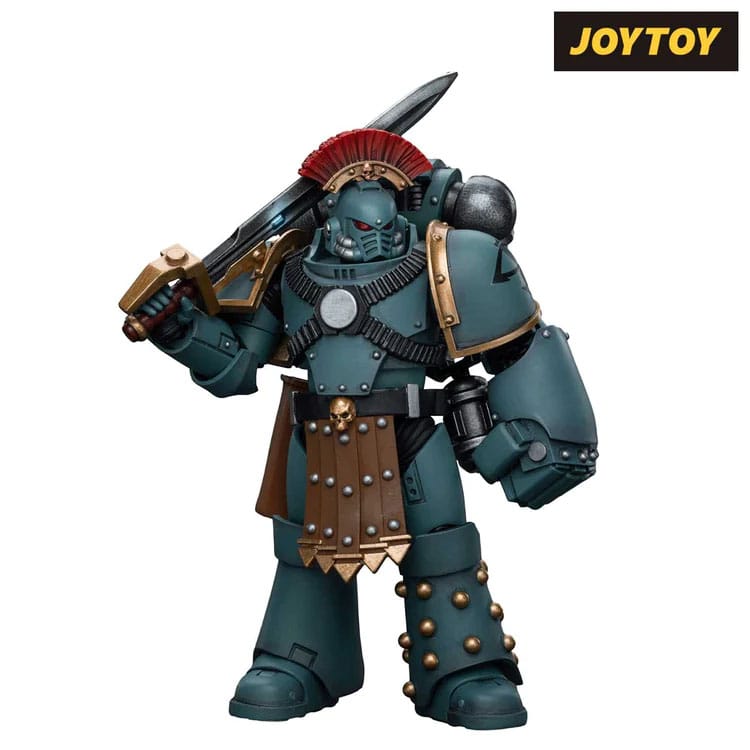 Warhammer The Horus Heresy Action Figure 1/18 Sons of Horus MKIV Tactical Squad Sergeant with Power Fist 12cm - Action Figures - Joy Toy (CN) - Hobby Figures UK