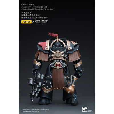 Warhammer The Horus Heresy Action Figure 1/18 Sons of Horus Justaerin Terminator Squad Justaerin with Carsoran Power Axe 12cm - Action Figures - Joy Toy (CN) - Hobby Figures UK