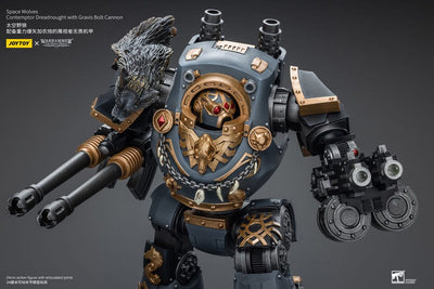 Warhammer The Horus Heresy Action Figure 1/18 Space Wolves Contemptor Dreadnought with Gravis Bolt Cannon 12cm - Action Figures - Joy Toy (CN) - Hobby Figures UK